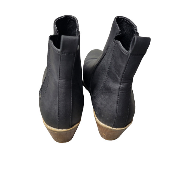 Roolee Faux Leather Ankle Bootie Black Boots Women's US 10 - Picture 8 of 10